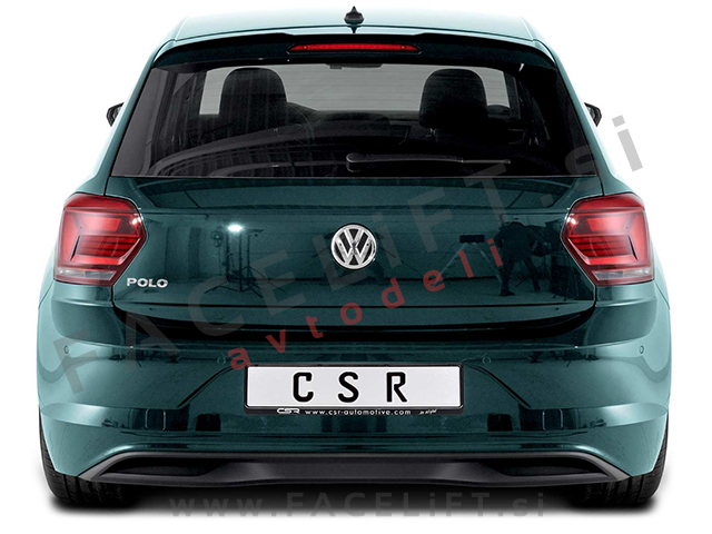 VW Polo Hatchback AW 17- strešni spojler črni (mat) VW Polo Hatchback AW 17- strešni spojler črni (mat)