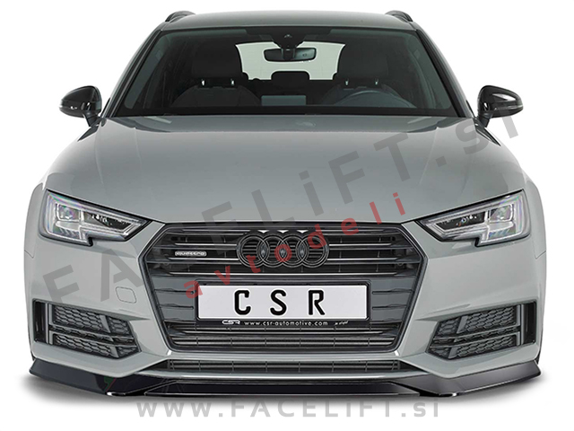 Audi A4 S line, S4 / B9 8W (15-19) / podaljšek sprednjega odbijača / karbon (sijaj) Audi A4 S line, S4 / B9 8W (15-19) / podaljšek sprednjega odbijača / karbon (sijaj)