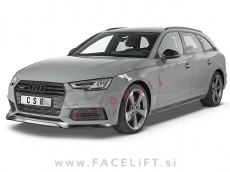 Audi A4 S line, S4 / B9 8W (15-19) / podaljšek sprednjega odbijača / črni (mat)