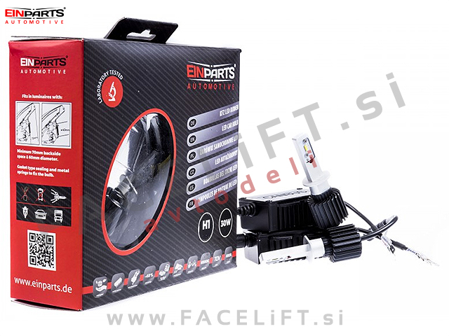 LED kit H1 Lumileds Luxeon ZES Philips 2x 30W (8000lm) 6000K CANBUS 12V 24V LED kit H1 Lumileds Luxeon ZES Philips 2x 30W (8000lm) 6000K CANBUS 12V 24V