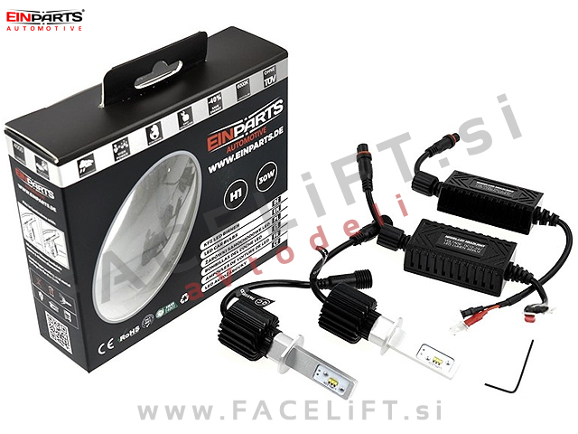 LED kit H1 Lumileds Luxeon ZES Philips 2x 30W (8000lm) 4300K CANBUS 12V 24V LED kit H1 Lumileds Luxeon ZES Philips 2x 30W (8000lm) 4300K CANBUS 12V 24V