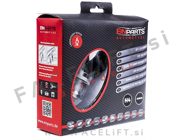 LED kit H4 Lumileds Luxeon ZES Philips 2x 30/60W (8000lm) 6000K CANBUS 12V 24V