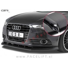Audi A6 4G C7 11-14 podaljšek sprednjega odbijača karbon (sijaj)