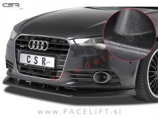 Audi A6 4G C7 11-14 podaljšek sprednjega odbijača črni (mat)