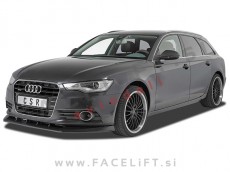 Audi A6 4G C7 11-14 podaljšek sprednjega odbijača črni (mat)