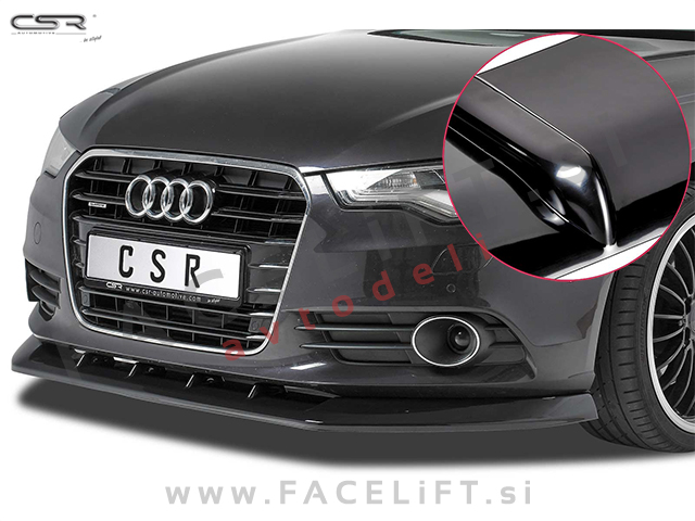 Audi A6 4G C7 11-14 podaljšek sprednjega odbijača črni (sijaj) Audi A6 4G C7 11-14 podaljšek sprednjega odbijača črni (sijaj)