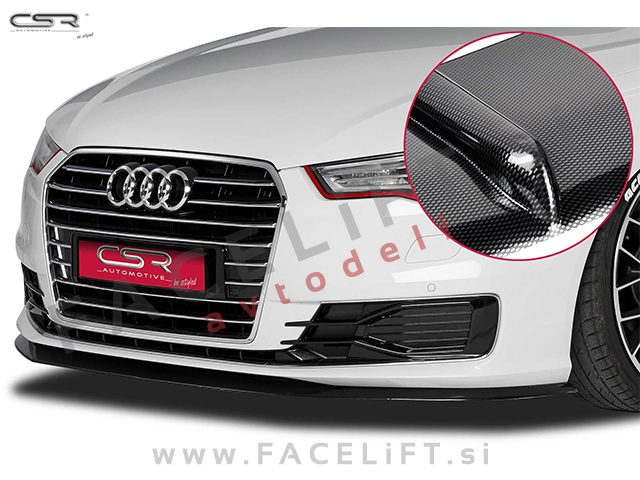 Audi A6 / 4G C7 (14-18) / podaljšek sprednjega odbijača / karbon (sijaj) Audi A6 / 4G C7 (14-18) / podaljšek sprednjega odbijača / karbon (sijaj)