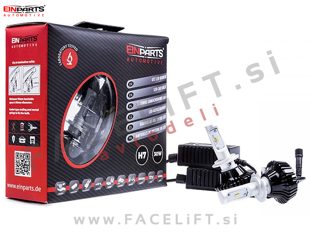 LED kit H7 Lumileds Luxeon ZES Philips 2x 30W (2x 4000lm) 6000K CANBUS 12V 24V LED kit H7 Lumileds Luxeon ZES Philips 2x 30W (2x 4000lm) 6000K CANBUS 12V 24V