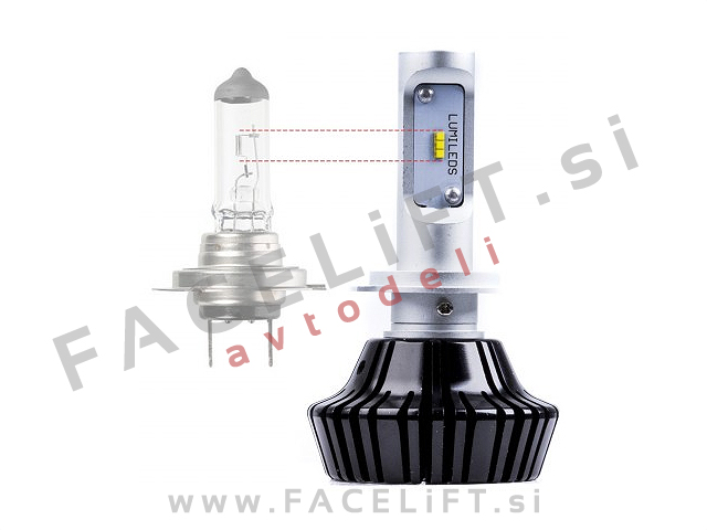 LED kit H7 Lumileds Luxeon ZES Philips 2x 30W (2x 4000lm) 6000K CANBUS 12V 24V LED kit H7 Lumileds Luxeon ZES Philips 2x 30W (2x 4000lm) 6000K CANBUS 12V 24V
