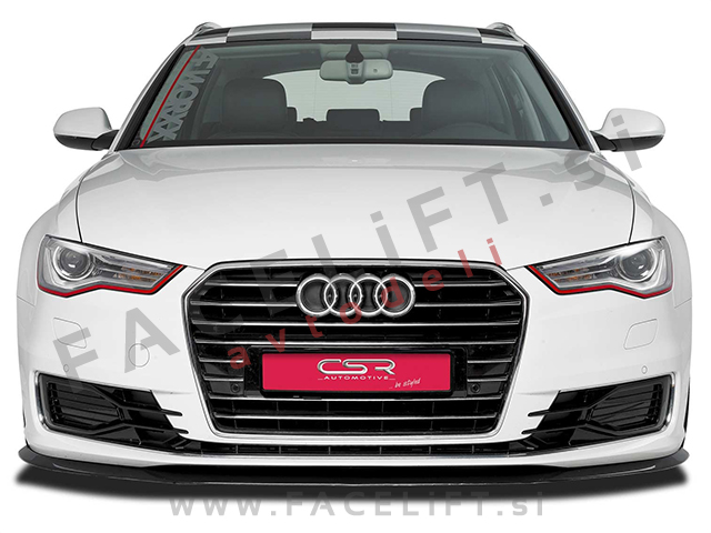Audi A6 4G C7 14-18 podaljšek sprednjega odbijača črni (mat) Audi A6 4G C7 14-18 podaljšek sprednjega odbijača črni (mat)