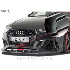Audi RS3 / 8V (15- ) / podaljšek sprednjega odbijača / črni (mat)