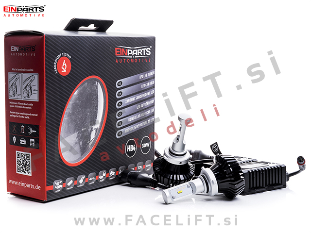LED kit HB4 (9006) Lumileds Luxeon ZES Philips 2x 30W (2x 4000lm) 6000K CANBUS 12V 24V