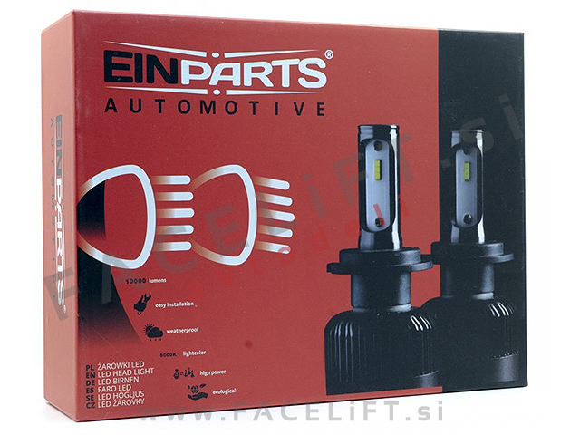 LED kit H1 Flip Chip 2x 34W (2x 5000lm) 6000K CANBUS 12V 24V