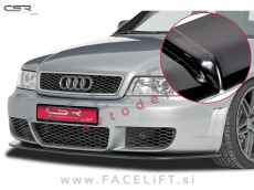 Audi RS4 / B5 8D (99-01) / podaljšek sprednjega odbijača / črni (sijaj)
