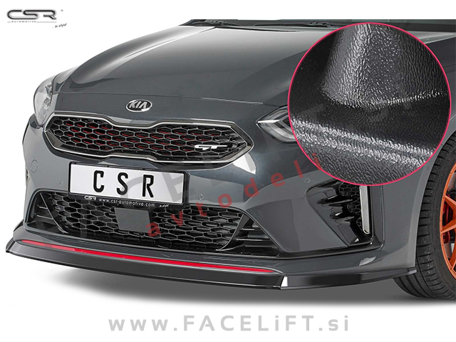 Kia Ceed GT / CD (18- ) / podaljšek sprednjega odbijača / črni (mat) Kia Ceed GT / CD (18- ) / podaljšek sprednjega odbijača / črni (mat)