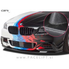 BMW 5 F10 F11 10-17 podaljšek sprednjega odbijača črni (mat)