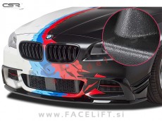 BMW 5 F10 F11 10-17 podaljšek sprednjega odbijača črni (mat)