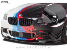 BMW 5 F10 F11 10-17 podaljšek sprednjega odbijača karbon (sijaj)