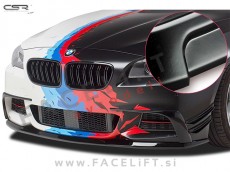 BMW 5 F10 F11 10-17 podaljšek sprednjega odbijača črni (mat)