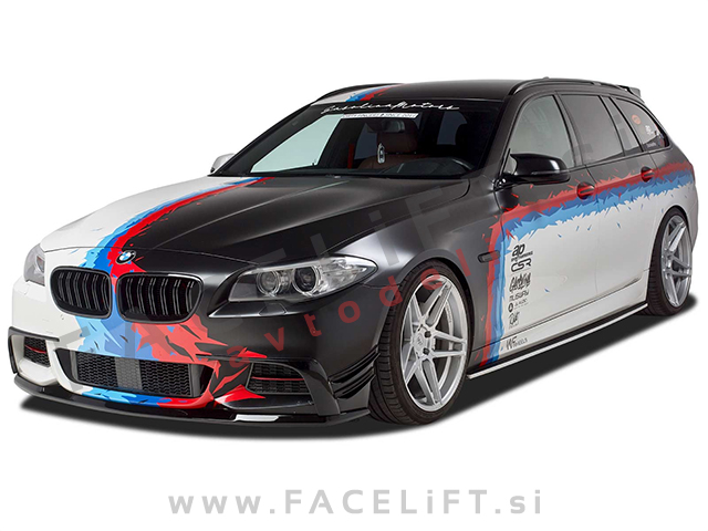 BMW 5 F10 F11 10-17 podaljšek sprednjega odbijača črni (mat) BMW 5 F10 F11 10-17 podaljšek sprednjega odbijača črni (mat)