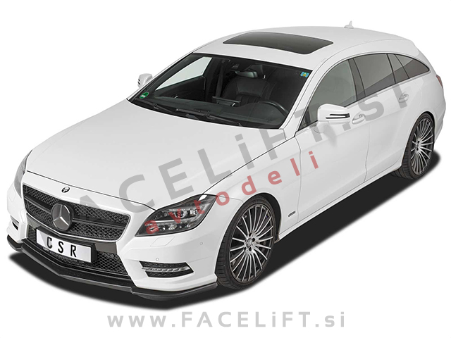 Mercedes CLS AMG Line / C218 (11-14) / podaljšek sprednjega odbijača / črni (mat) Mercedes CLS AMG Line / C218 (11-14) / podaljšek sprednjega odbijača / črni (mat)