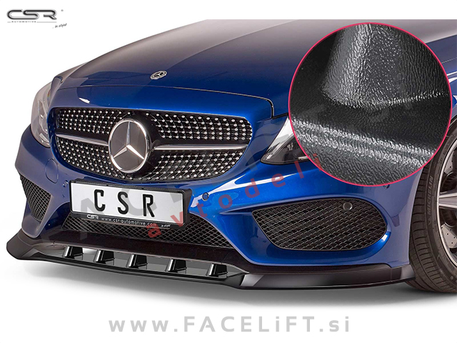 Mercedes C AMG Line / W205 (14-18) / podaljšek sprednjega odbijača / črni (mat) Mercedes C AMG Line / W205 (14-18) / podaljšek sprednjega odbijača / črni (mat)