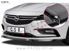 Opel Astra K / (15- ) / podaljšek sprednjega odbijača / karbon (sijaj)