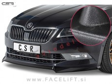 Škoda Superb / 3V (15-19) / podaljšek sprednjega odbijača / črni (mat)