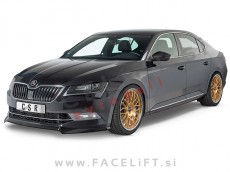 Škoda Superb / 3V (15-19) / podaljšek sprednjega odbijača / črni (sijaj)