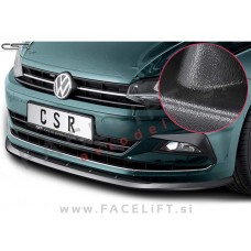 VW Polo 17-21 podaljšek sprednjega odbijača črni mat