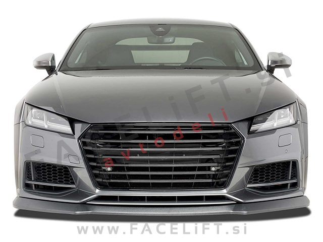 Audi TT / 8S (14- ) / podaljšek sprednjega odbijača / črni (mat)