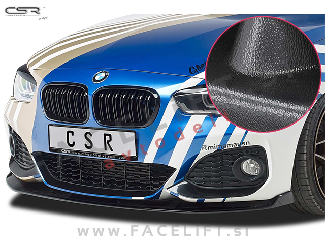 BMW 1 F20 F21 LCI 15-19 podaljšek sprednjega odbijača črni (mat)