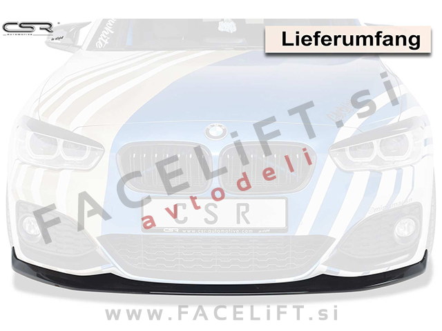 BMW 1 F20 F21 LCI 15-19 podaljšek sprednjega odbijača črni (mat) BMW 1 F20 F21 LCI 15-19 podaljšek sprednjega odbijača črni (mat)
