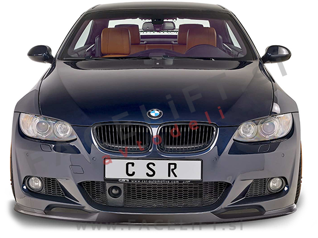 BMW 3 E92 E93 06-13 podaljšek sprednjega odbijača karbon sijaj