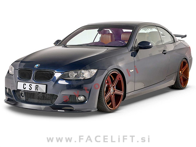 BMW 3 E92 E93 06-13 podaljšek sprednjega odbijača črni mat