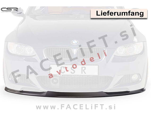 BMW 3 E92 E93 06-13 podaljšek sprednjega odbijača črni mat