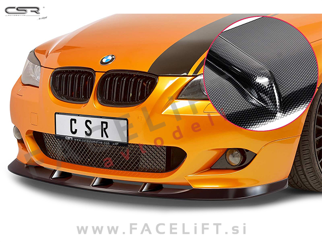 BMW 5 E60 E61 03-10 podaljšek sprednjega odbijača karbon (sijaj) BMW 5 E60 E61 03-10 podaljšek sprednjega odbijača karbon (sijaj)