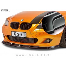 BMW 5 E60 E61 03-10 podaljšek sprednjega odbijača črni (mat)