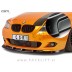 BMW 5 E60 E61 03-10 podaljšek sprednjega odbijača črni (mat)