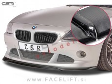 BMW Z4 / E85 E86 (02-08) / podaljšek sprednjega odbijača / karbon (sijaj)