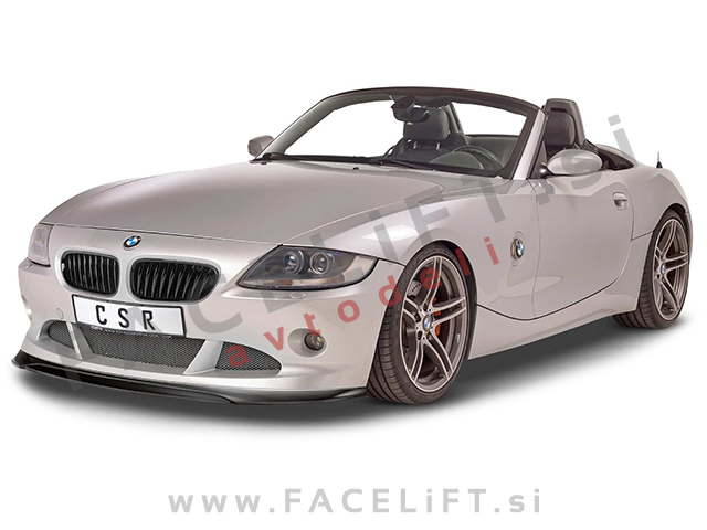 BMW Z4 / E85 E86 (02-08) / podaljšek sprednjega odbijača / karbon (sijaj)
