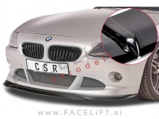 BMW Z4 / E85 E86 (02-08) / podaljšek sprednjega odbijača / črni (sijaj)