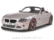 BMW Z4 / E85 E86 (02-08) / podaljšek sprednjega odbijača / črni (sijaj)