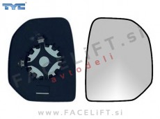 Citroen Berlingo / (08-12) / steklo ogledala / ogrevano / desno