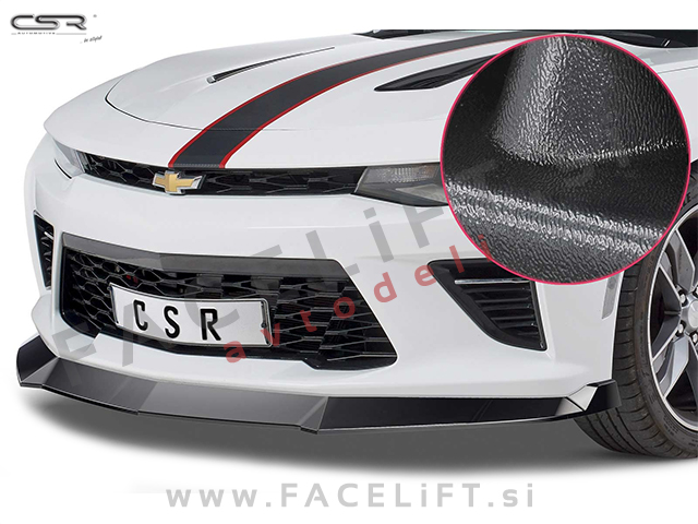 Chevrolet Camaro / (15- ) / podaljšek sprednjega odbijača / črni (mat)