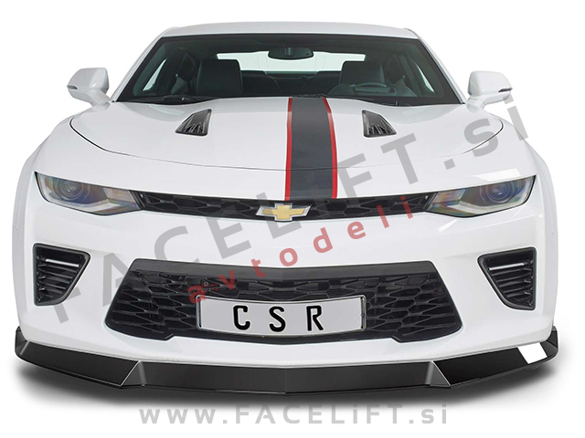 Chevrolet Camaro / (15- ) / podaljšek sprednjega odbijača / črni (sijaj)