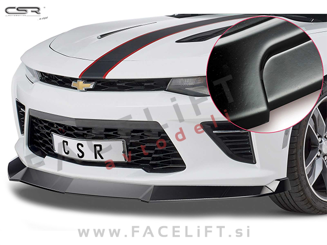 Chevrolet Camaro / (15- ) / podaljšek sprednjega odbijača / črni (mat)