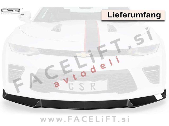 Chevrolet Camaro / (15- ) / podaljšek sprednjega odbijača / črni (mat) Chevrolet Camaro / (15- ) / podaljšek sprednjega odbijača / črni (mat)