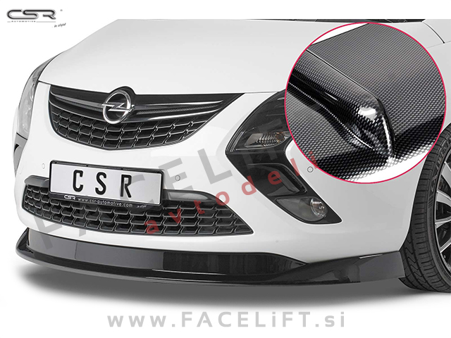 Opel Zafira Tourer 11-16 podaljšek sprednjega odbijača karbon (sijaj) Opel Zafira Tourer 11-16 podaljšek sprednjega odbijača karbon (sijaj)