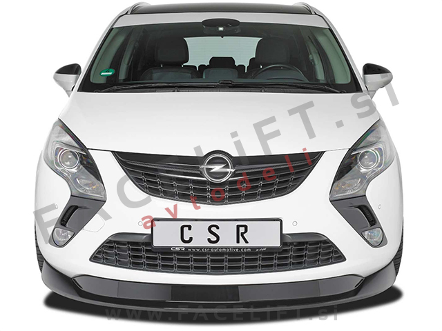 Opel Zafira Tourer 11-16 podaljšek sprednjega odbijača črni (sijaj)